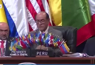 Clausuraron Asamblea de la OEA sin la presencia de Pedro Castillo