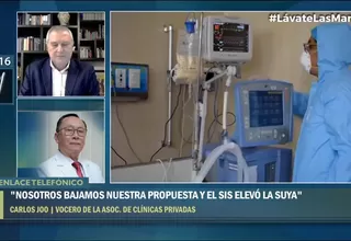 Clínicas privadas: Vocero de asociación aclara que acuerdo por COVID-19 no incluye a todas