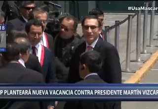 Martín Vizcarra: UPP anunció que planteará una nueva moción de vacancia presidencial