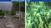 COEN brinda reporte de lluvias y el trabajo del Indeci en Santa Rosa de Quives - Noticias de presidenta-de-la-republica