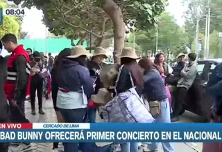 [VIDEO] Colas cerca del Estadio Nacional por concierto de Bad Bunny