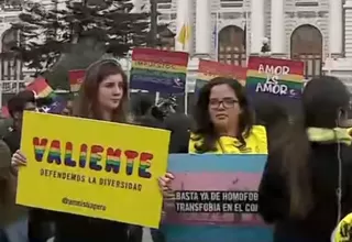 Colectivo 'Marcha por el orgullo' concentra en la Plaza Bolívar del Congreso