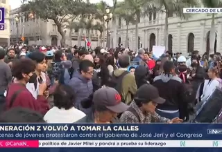 Colectivos juveniles volvieron a las calles del Centro de Lima