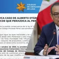 El Colegio de Abogados ver&aacute; caso de Alberto Ot&aacute;rola por ocultar carta de la OCDE