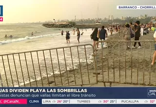 Colocan rejas en límite de playas Las Sombrillas y Agua Dulce