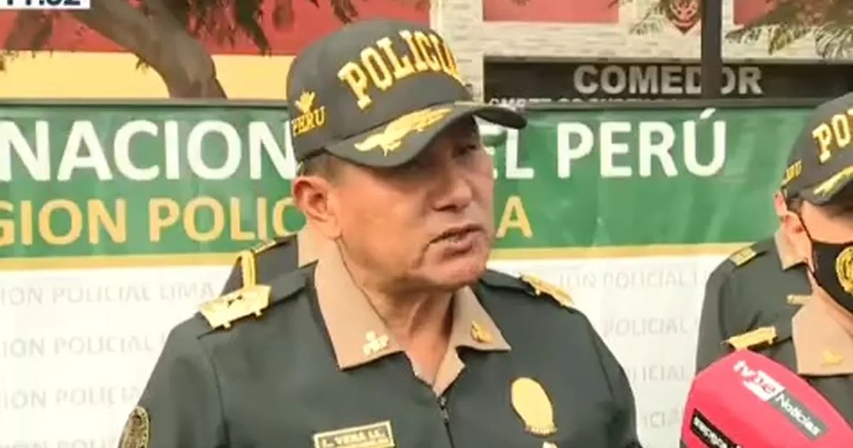 Comandante general de la Policía: Estamos buscando a todos los requisitoriados