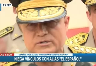 Comandante general de la Policía: "No soy parte de ninguna organización criminal"