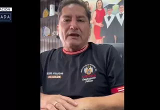 Comas: Alcalde Ulises Villegas fue captado entregando dinero a escolares