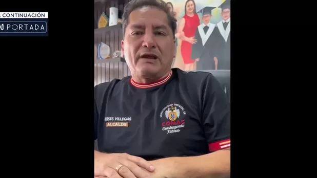 Comas: Alcalde Ulises Villegas fue captado entregando dinero a escolares