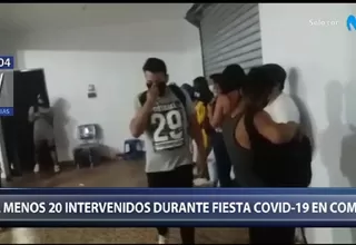 Comas: Aproximadamente 20 personas fueron intervenidas en una fiesta