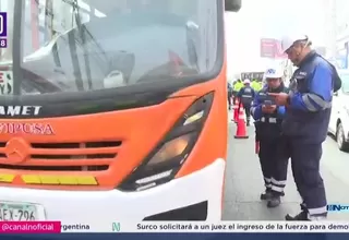 ATU inspecciona empresa informal por bus que causó accidente en Comas