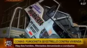 Comas: conductor ebrio estrella su furgoneta contra una vivienda - Noticias de furgoneta
