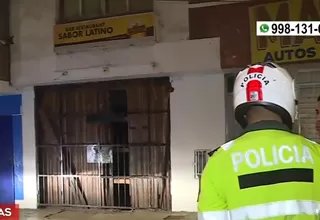 Comas: Sujetos detonan explosivo en la puerta de un bar