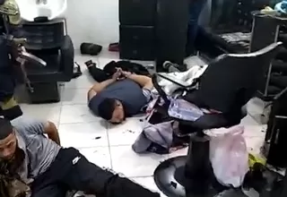 Comas: incautan armas, celulares y droga en barbería