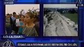 Comas: desalojan a más de 500 familias de las riberas del río Chillón - Noticias de rio-chillon