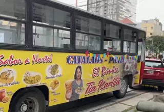 Comas: Pareja de esposos convirtió bus de transporte público en restaurante norteño