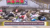 Comas: Vecinos denuncian acumulación de basura en principales avenidas - Noticias de basura