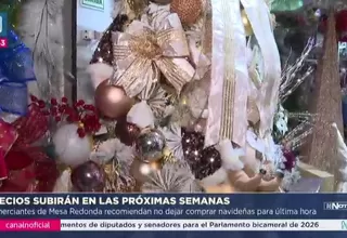 Comerciantes alertan alza de precios en campaña navideña 2025