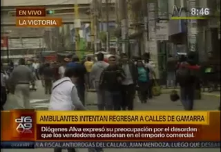 Comerciantes de Gamarra denunciaron mafia a favor de ambulantes