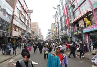 Comerciantes generan disturbios por clausura de galería en Gamarra