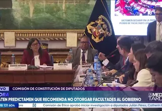 Congreso: Comisión de Constitución debate dictamen sobre facultades  