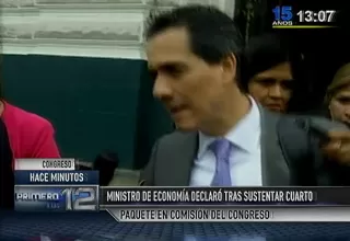 Comisión de Economía del Congreso aprobó cuarto paquete de medidas económicas