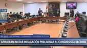 Comisión de Ética aprueba indagación preliminar a Becerril, Mulder, Heresi y Villavicencio - Noticias de mauricio-macri