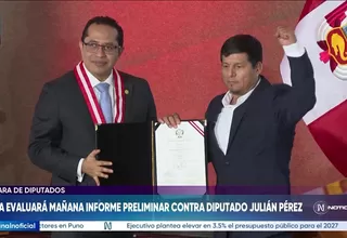 Comisión de Ética define este lunes informe preliminar sobre Julián Pérez