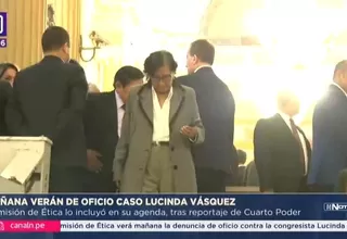 Comisión de Ética evaluará mañana denuncia contra Lucinda Vásquez