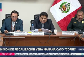 Congreso: Comisión de Fiscalización verá el 4 de noviembre caso cofre