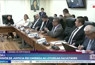 Comisión de Justicia recomienda no otorgar facultades legislativas al Ejecutivo