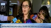 Comisión Lava Jato: Bartra ofreció disculpas a Zegarra por presuntos excesos - Noticias de giselle-huamani