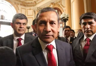 Ollanta Humala compareció ante la comisión Madre Mía del Congreso