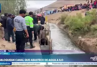 Comuneros de Tacna levantan bloqueo y restituyen el agua hacia Ilo