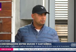 La comunicación reservada entre Siucho y Mateo Castañeda