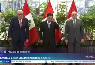 Julio Velarde recibe la Orden ‘El Sol del Perú’ en Grado de Gran Cruz por su trayectoria en el BCR