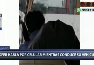 Chofer de cúster hizo su recorrido mientras hablaba por teléfono