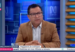 Confemin exige derogar decreto y advierte inminente huelga