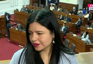 Congresista Ariana Orué denuncia extorsión y reglaje