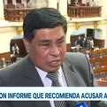 Congresista Dávila en contra de informe de Fiscalización contra Castillo: “Tiene un interés político”