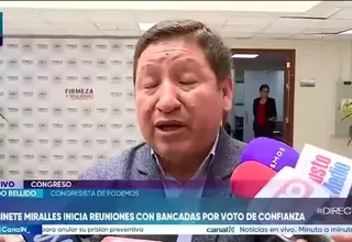 Congresista Bellido pide garantías sobre Petroperú antes del voto de confianza