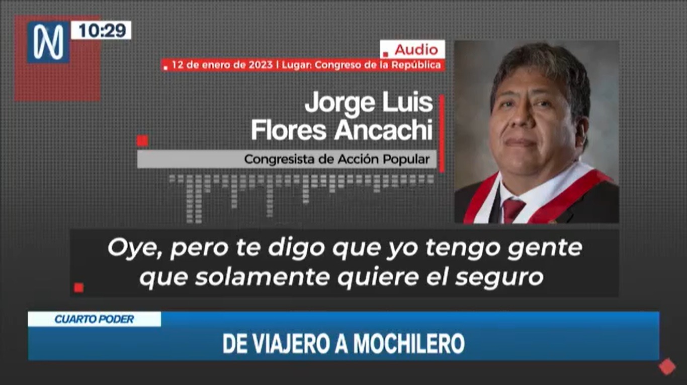 Congresista Jorge Flores Ancachi se disculpó con María del Carmen Alva ...