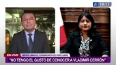 Nieves Limachi: "A Cerrón no lo conozco y con Pedro Castillo no he hablado mucho" - Noticias de nieves-limachi