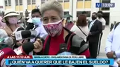 Parlamentaria de Perú Libre se mostró en contra de la reducción de sueldos - Noticias de sueldo