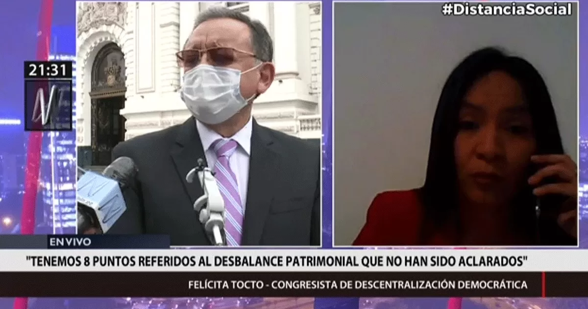 Congressman Tocto on Alarcón: His lawyer could not prove where his income comes from