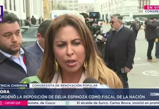 Reposición de Delia Espinoza genera posturas enfrentadas en el Congreso