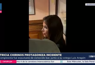 Insultan y expulsan a Patricia Chirinos y Luis Aragón de un bar de Barranco