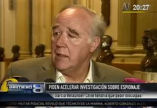 Congresistas piden acelerar investigación sobre espionaje