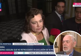 Congresistas sobre exclusión de mineros informales del REINFO