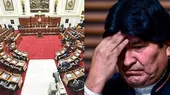 Congreso admite a debate moción para declarar persona 'non grata' a Evo Morales - Noticias de persona-non-grata